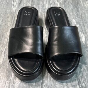 ❤️3/$30 A New Day Women’s Classic Black Slides